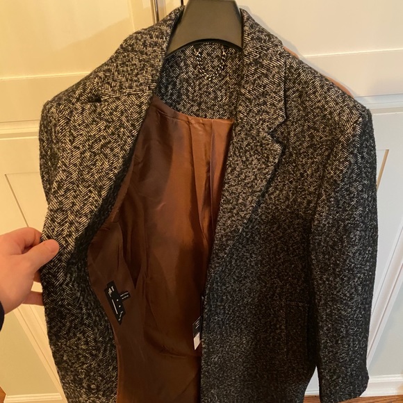 Topman Jacquard Overcoat - Picture 2 of 5